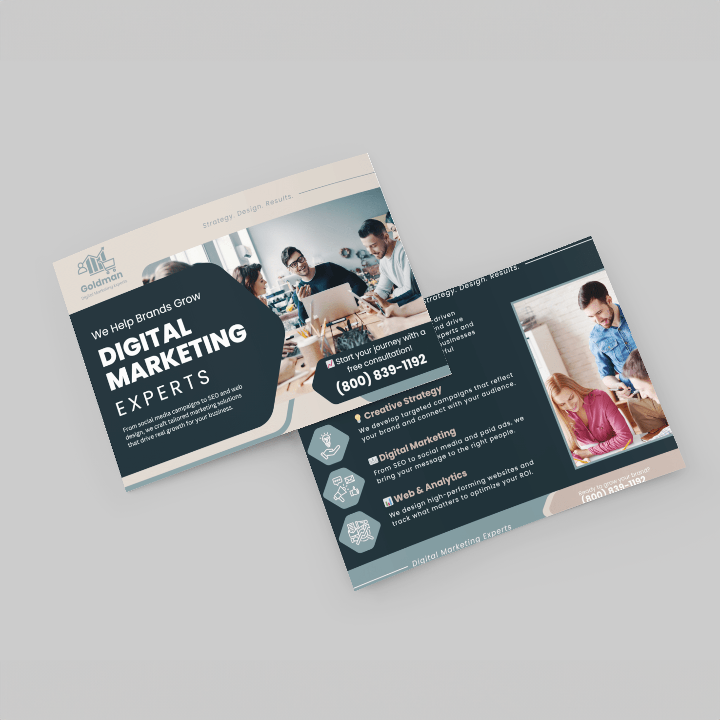 Monthly Postcard or Flyer Design - BrandCarvers.com